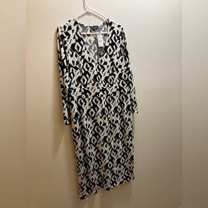 New Cream & Black comfortable Lane Bryant Long Dress still with Tags
